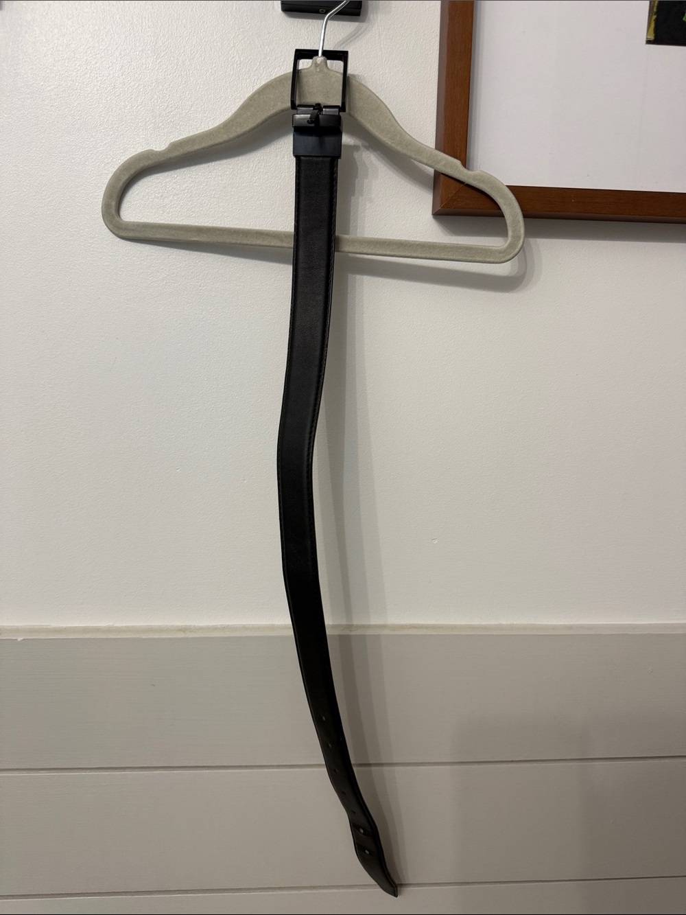 Classic Black Leather Belt